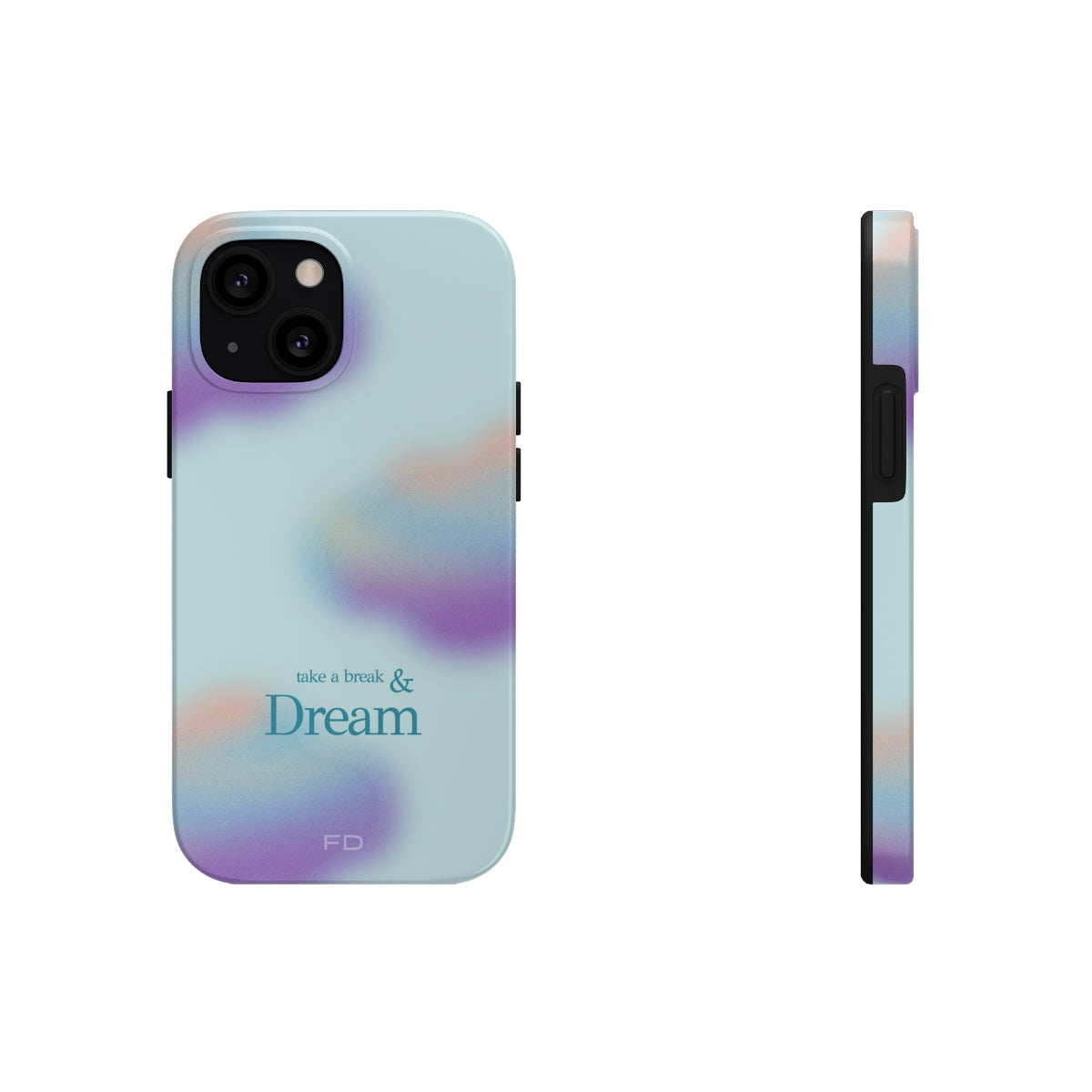 Take a Break and Dream Tough Case for iPhone Supports Wireless Charging
