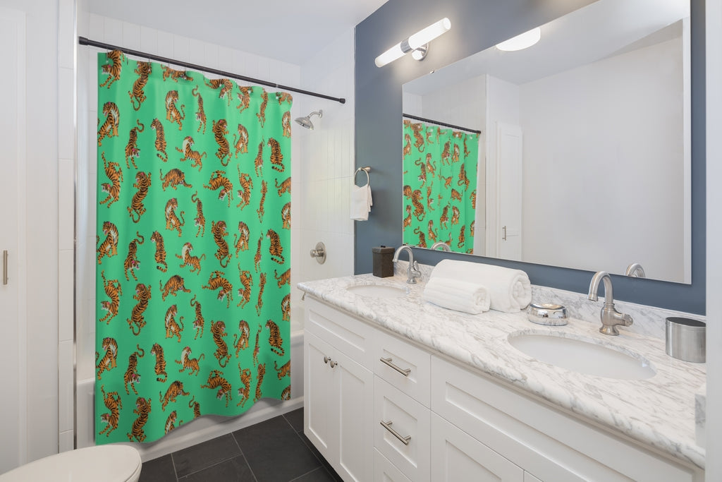Tiger Novelty Shower Curtains