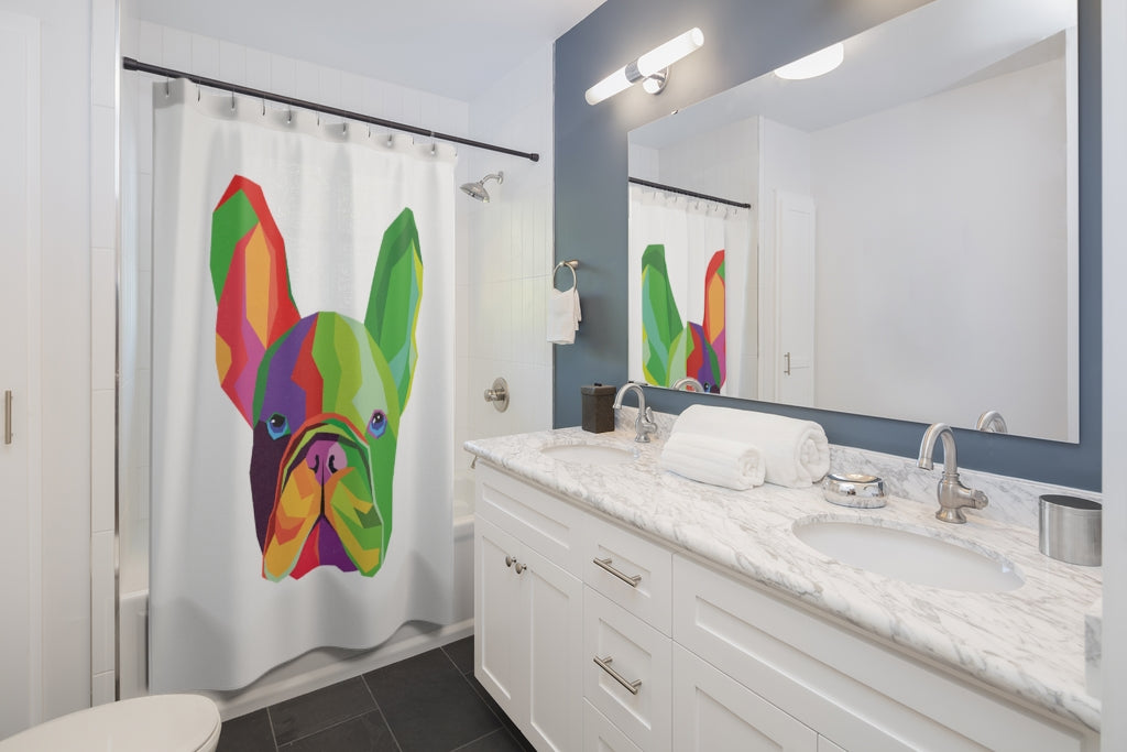 Frenchie Shower Curtains