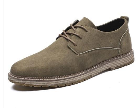 Mens Faux Suede Casual Lace Up Shoes