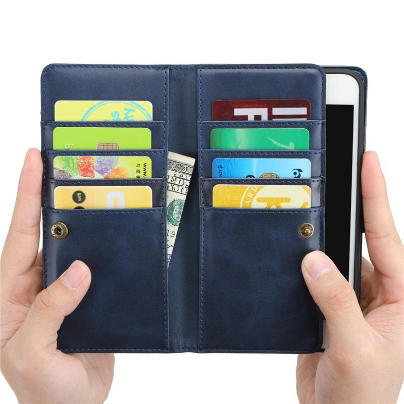 Multi-Functional Leather Wallet Case for iPhone