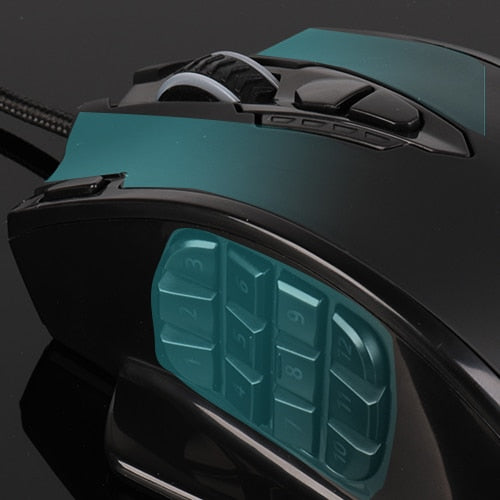 Dragon12400 DPI 19 Buttons RGB LED Laser Wired Gaming Mouse
