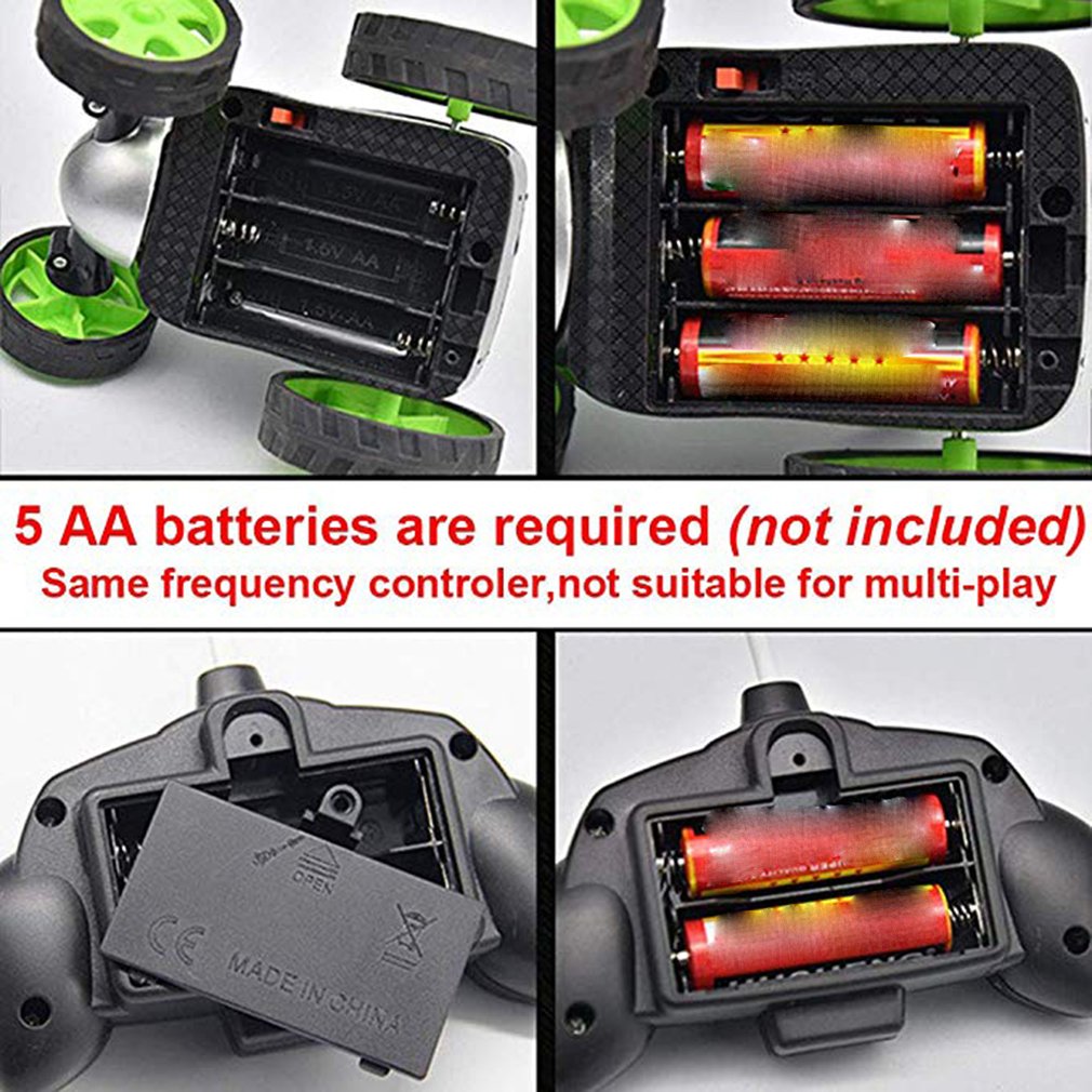 Wireless Remote Control Flip Wheels Toy Car