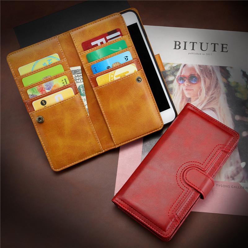 Multi-Functional Leather Wallet Case for iPhone