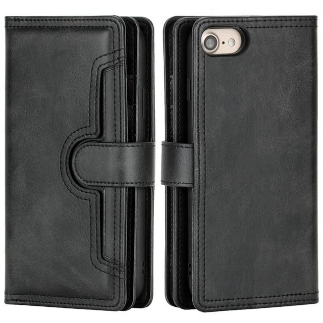 Multi-Functional Leather Wallet Case for iPhone