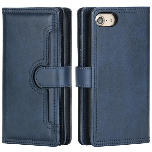Multi-Functional Leather Wallet Case for iPhone