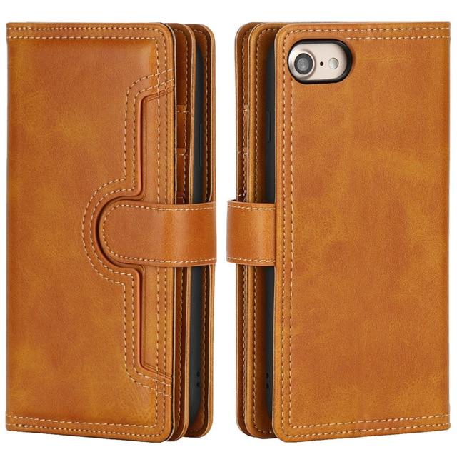 Multi-Functional Leather Wallet Case for iPhone