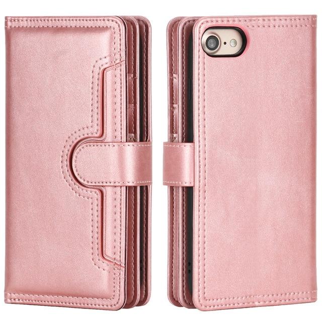 Multi-Functional Leather Wallet Case for iPhone