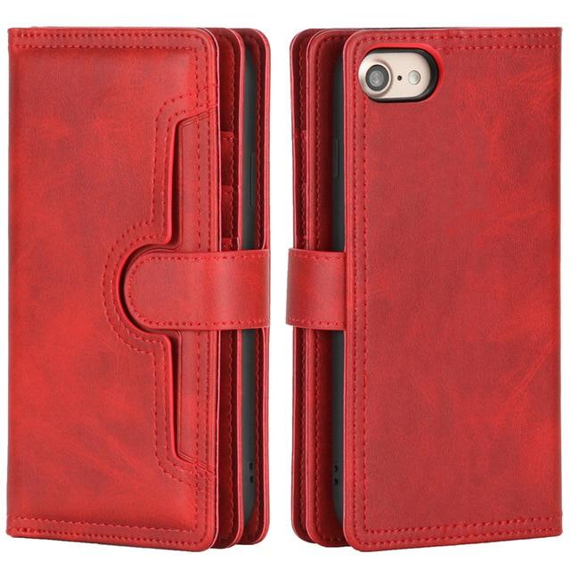 Multi-Functional Leather Wallet Case for iPhone