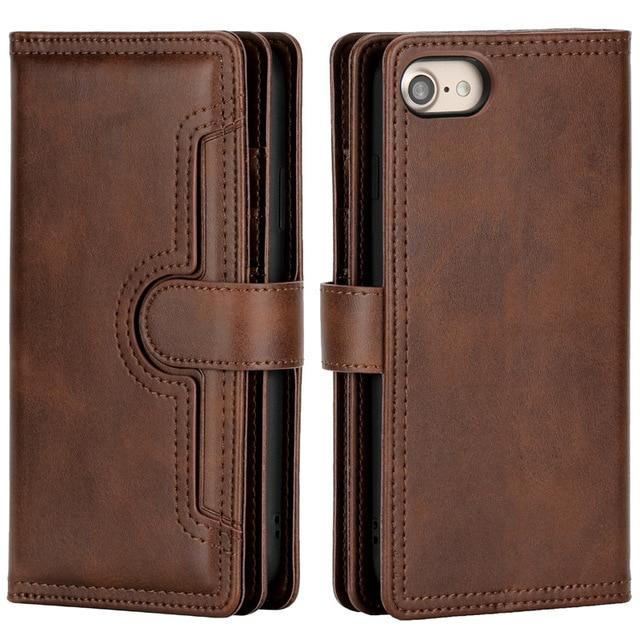 Multi-Functional Leather Wallet Case for iPhone
