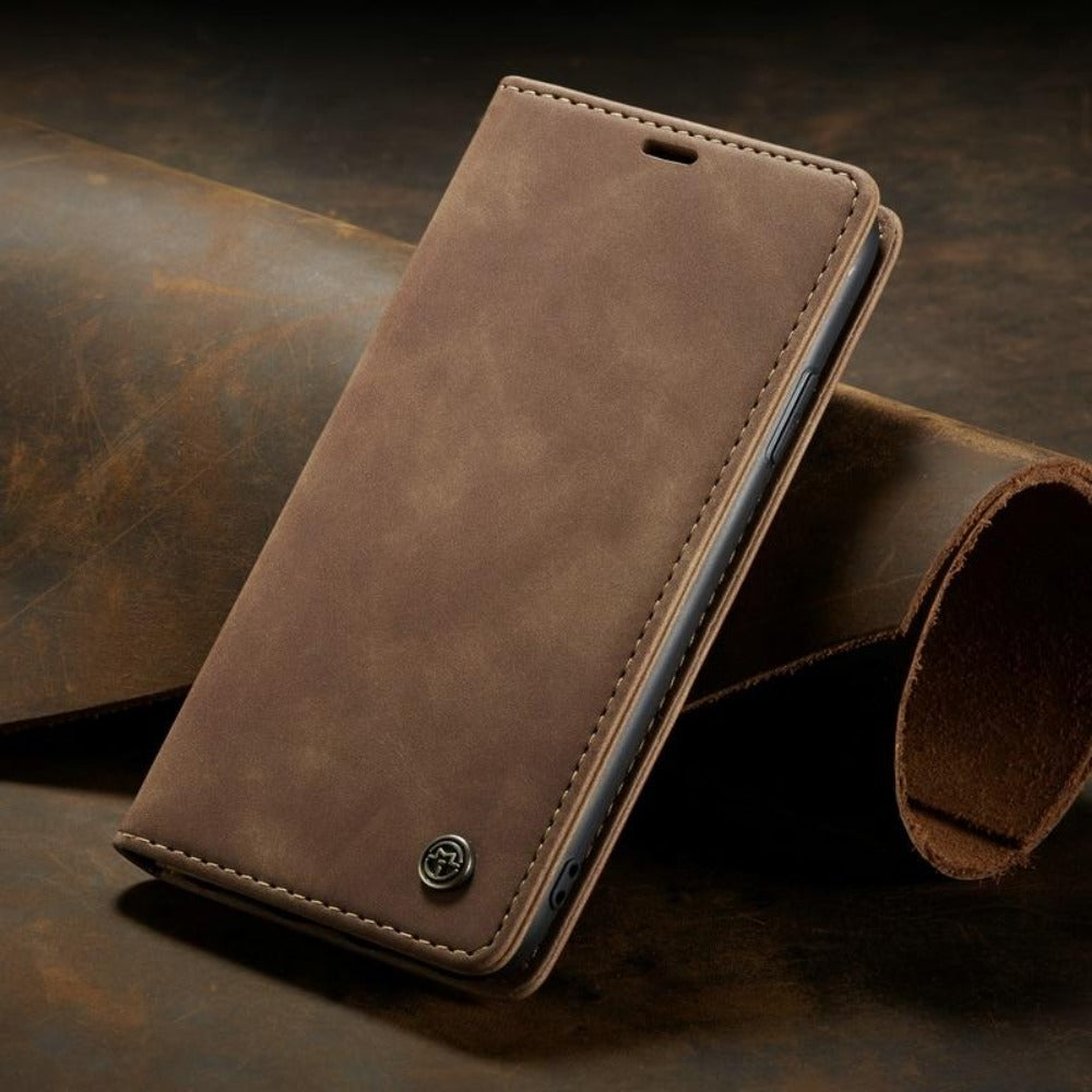 Luxury Magnetic Flip Wallet Case for iPhone 7, 8, X, 11, 12, 13, 14
