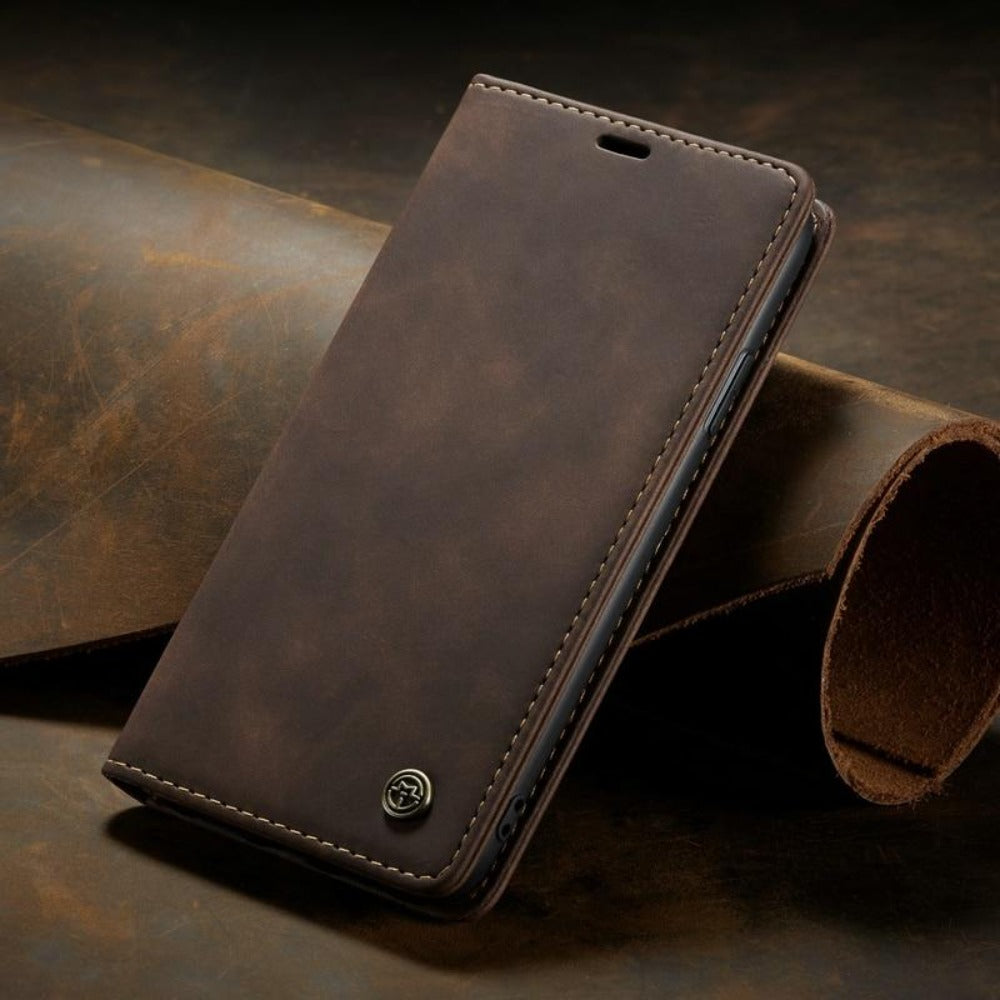 Luxury Magnetic Flip Wallet Case for iPhone 7, 8, X, 11, 12, 13, 14