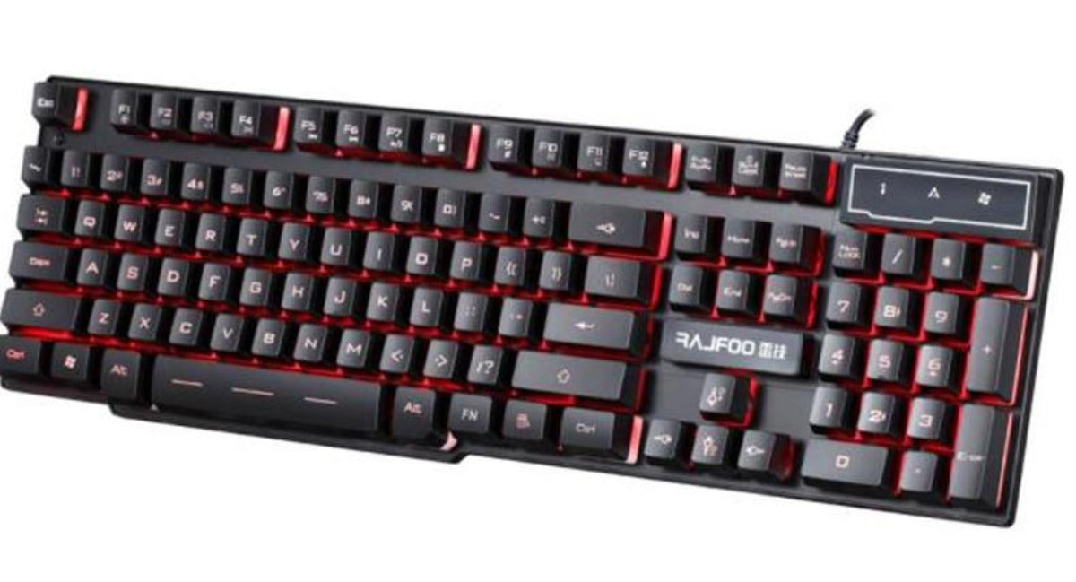 Ninja Dragons Alpha 3C USB Wired 3 Colors LED Backlight PC Gaming Keyboard