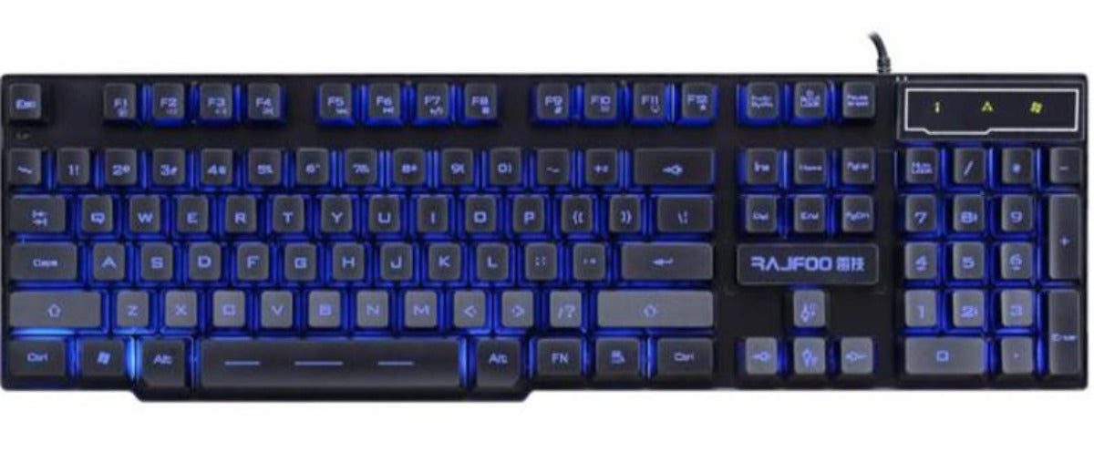 Ninja Dragons Alpha 3C USB Wired 3 Colors LED Backlight PC Gaming Keyboard