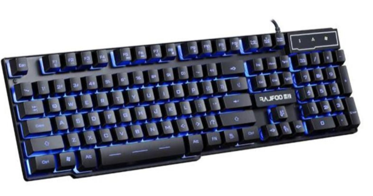 Ninja Dragons Alpha 3C USB Wired 3 Colors LED Backlight PC Gaming Keyboard