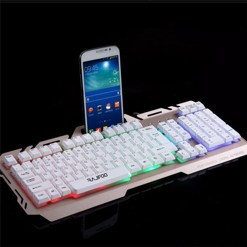 Ninja Dragons Y3N USB Wired Illuminated Colorful LED Gaming Keyboard