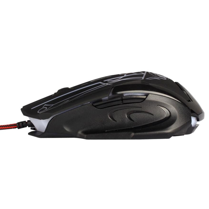USB Optical Wired Mouse Gaming 6D Button 2000DPI For Laptop PC