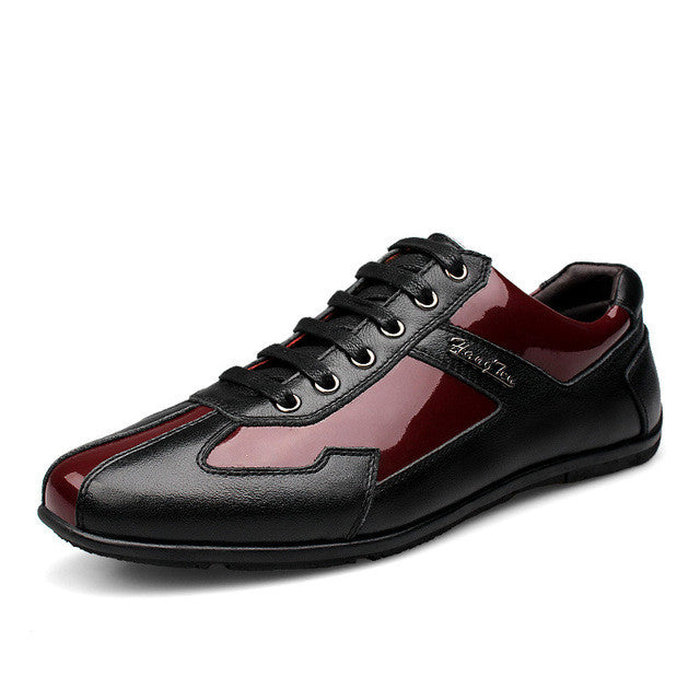 Mens Genuine Leather Lace up Shoes