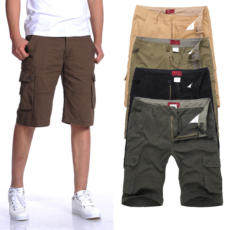 Mens Casual Cargo Shorts
