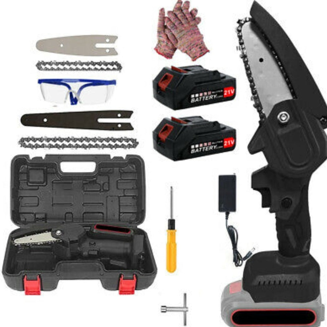 Portable 4 Inch Mini Electric Mini Electric Chain Saw Gardening Tool