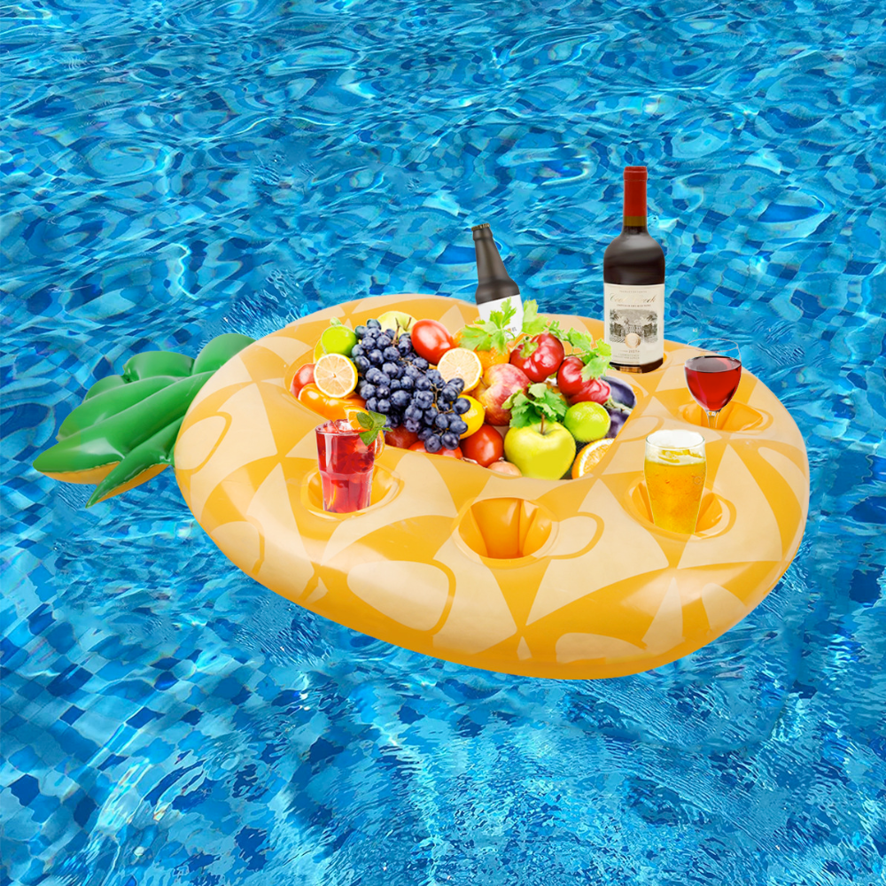 Swimming Pool Inflatables Food Shaped Floating Tables