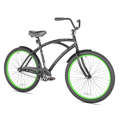 26" Black and Green City Bike