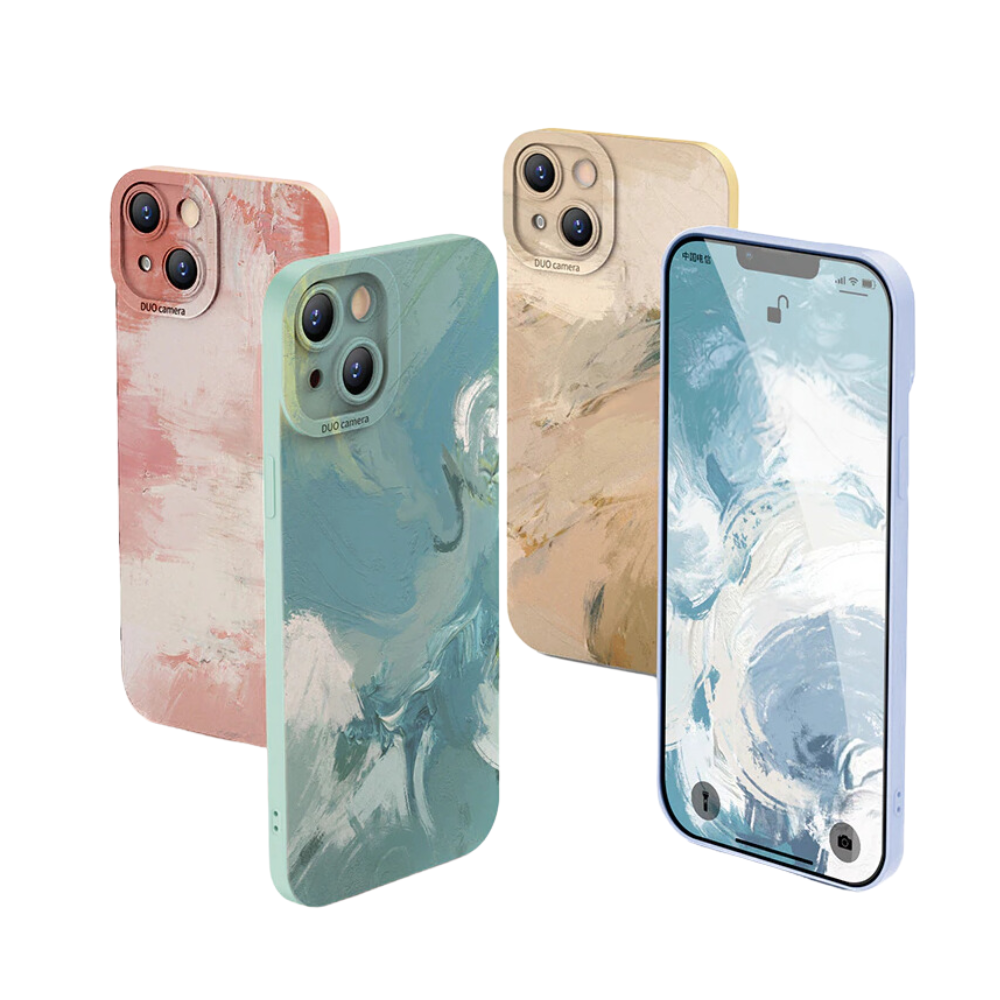 Watercolor Painting Style Phone Case For iPhone