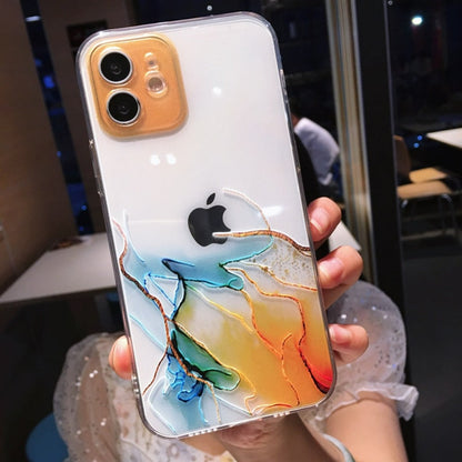 Watercolor Clear Phone Case For IPhone