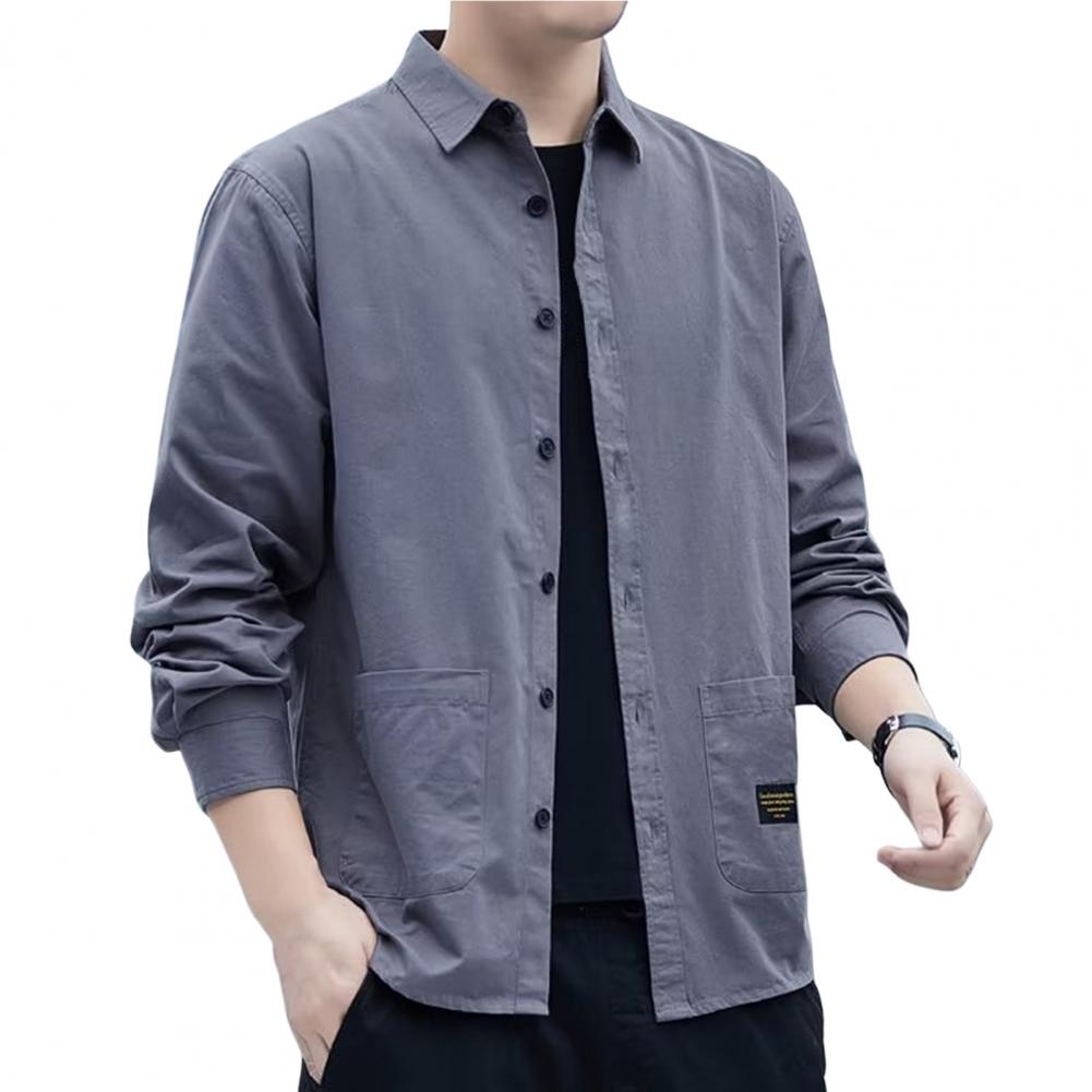 Men's Button Down Shirt With Pockets