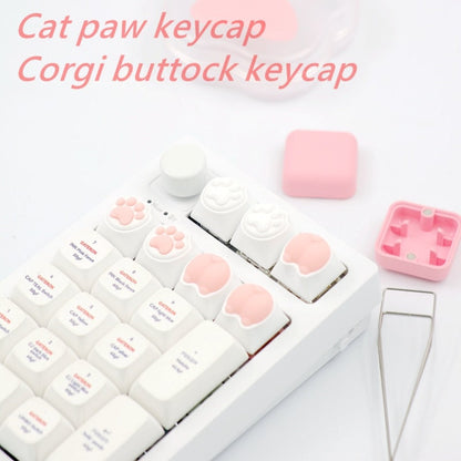 4 pcs Cat Pawl Keycaps
