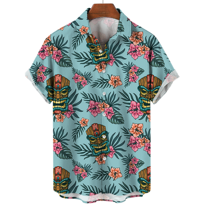 Men's Vibrant Tropical Shirt