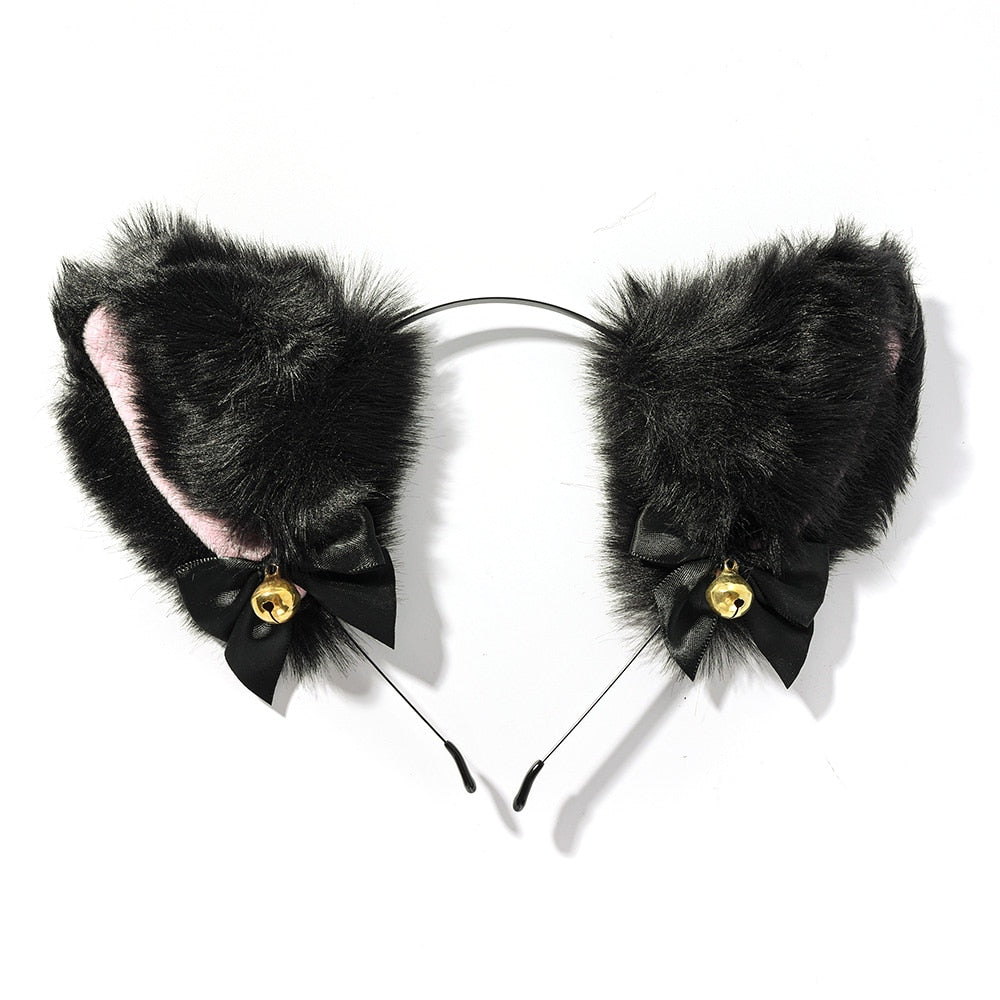 Cosplay Cat ears and lace collar set