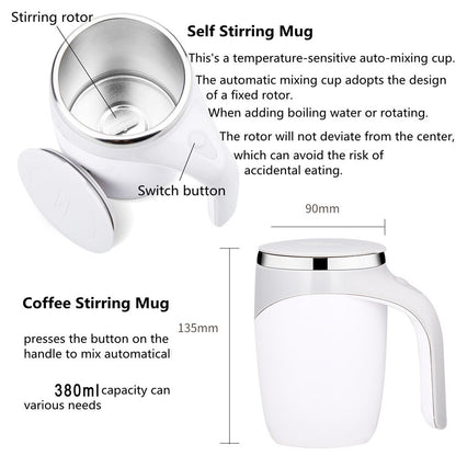 400 ml Automatic Stirring Magnetic Mug