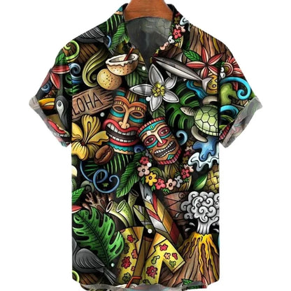 Men's Vibrant Tropical Shirt