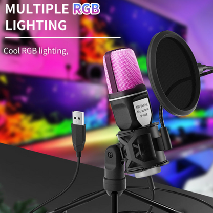 RGB Gaming Desktop Microphone