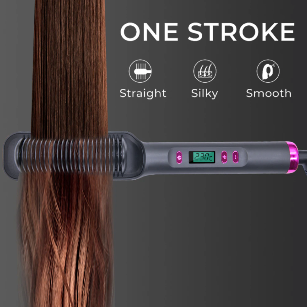 Coseey Electric Hair Straightener Brush