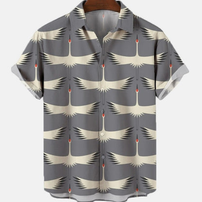 Men's Japanese Theme Hawaiian Shirt