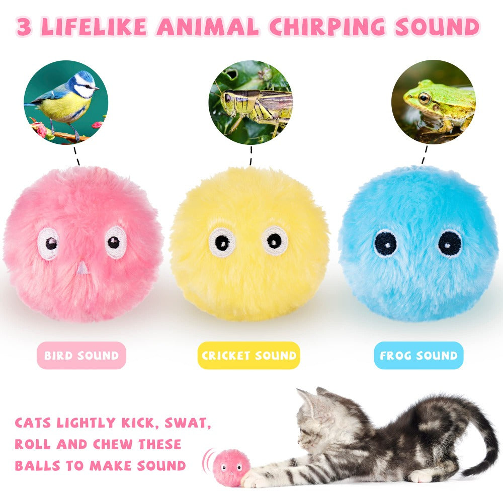 Interactive Plush Ball Toy for Pets