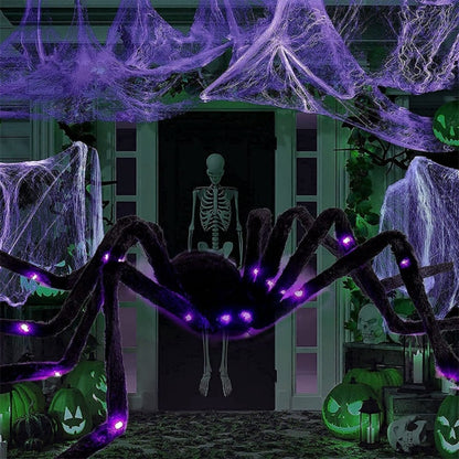 Halloween Giant Light UP LED Spider PROP