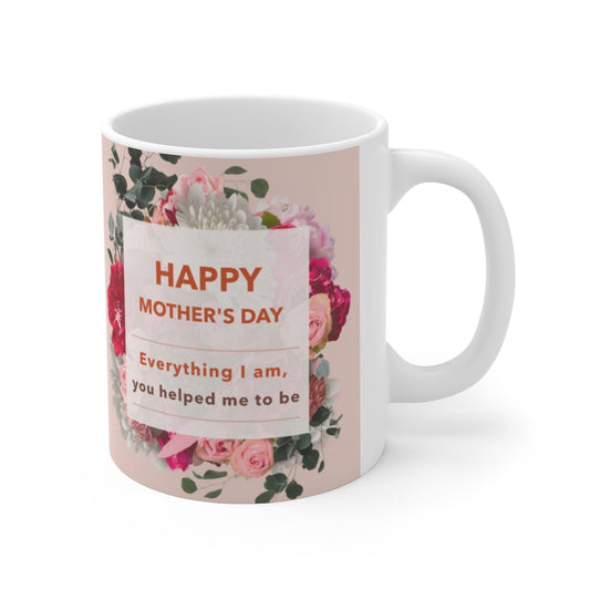 Floral Theme Gift for Mom Coffee Mug 11oz