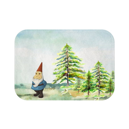Magical Gnome in Forest Bath Mat Home Accents