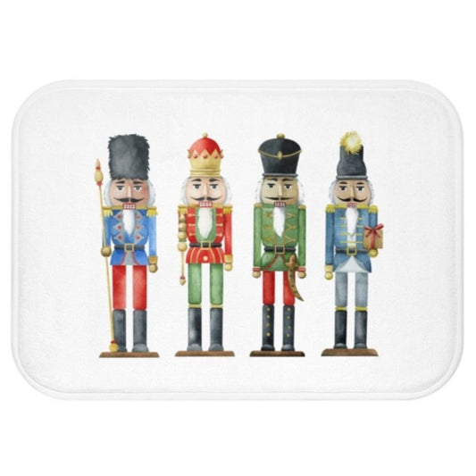 Holiday Nutcracker Toy Soldiers Bath Mat Home Accents