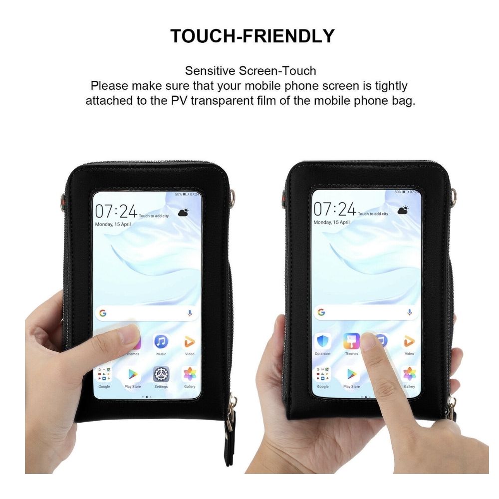 Touch Screen Phone Case Cross Body Pouch Wallet