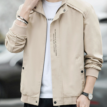 Mens High Collar Short Jacket