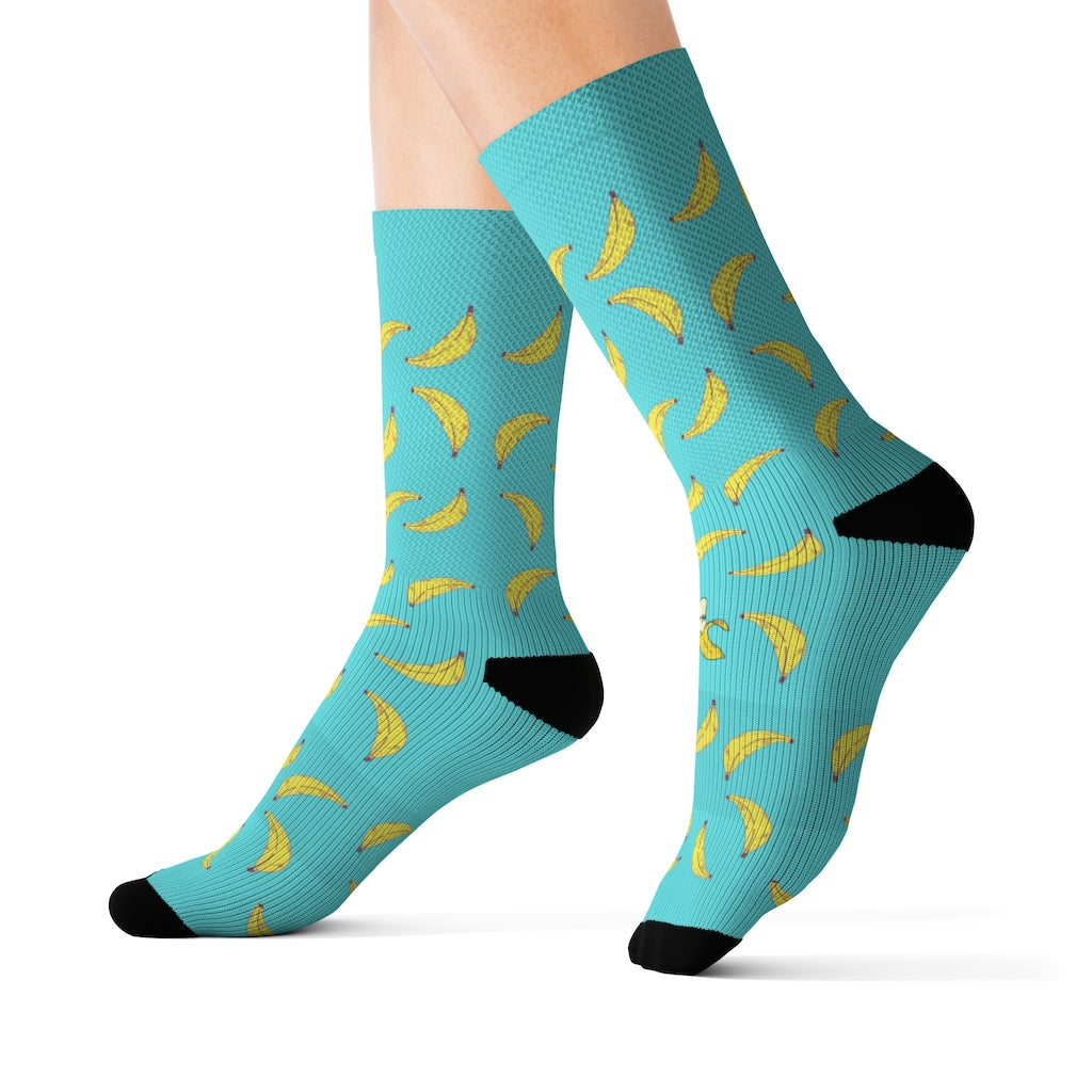 Banana Socks Spot the Odd One Out Fun Novelty Socks