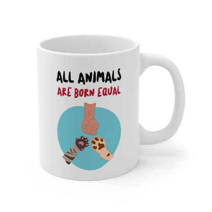 All Animals Are Born Equal Mug