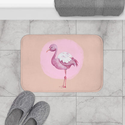 Pink Flamingo Bath Mat