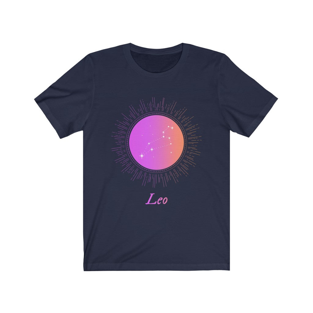 Womens LEO Gradient Zodiac T-Shirt