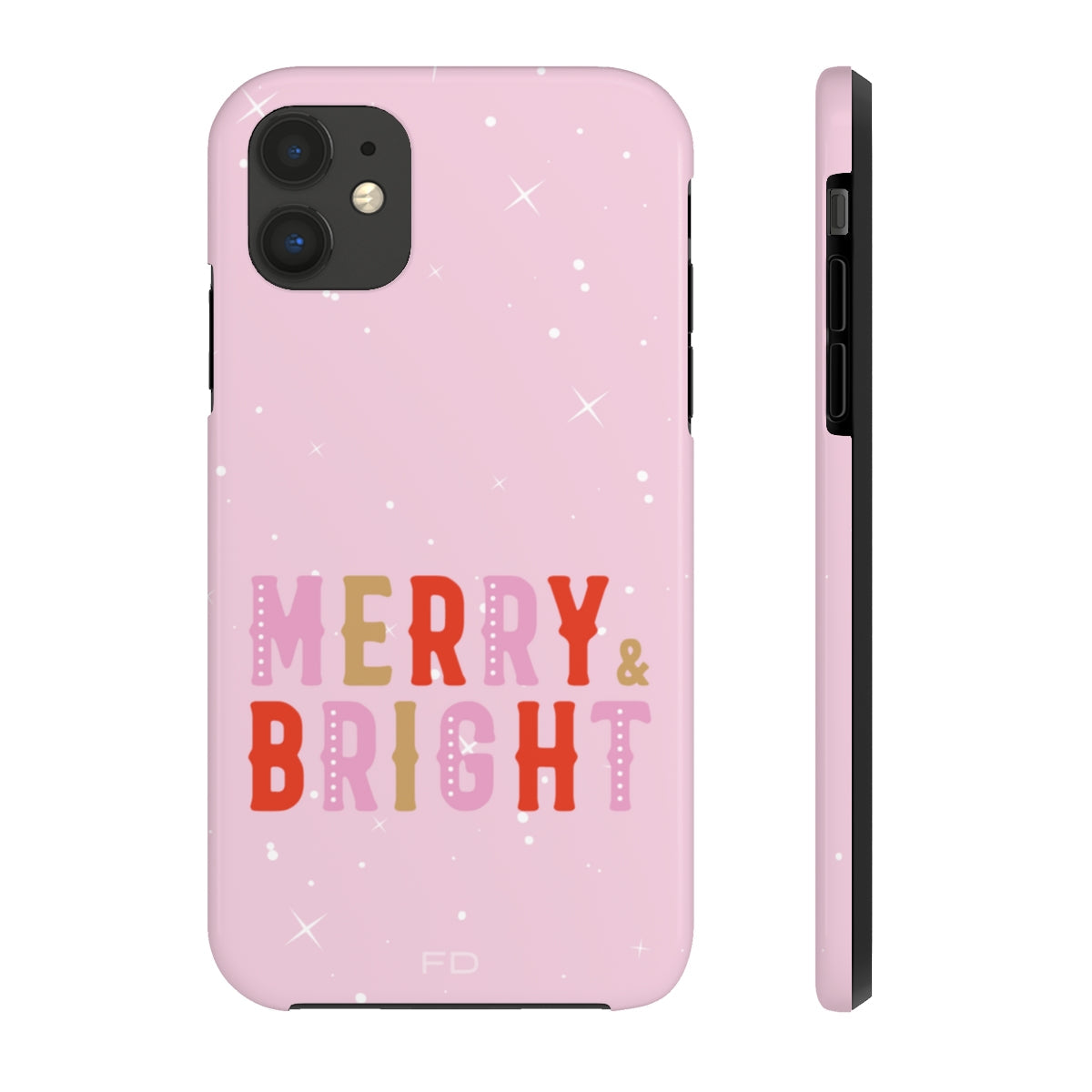 Merry & Bright Tough Case for iPhone with Wireless Charging