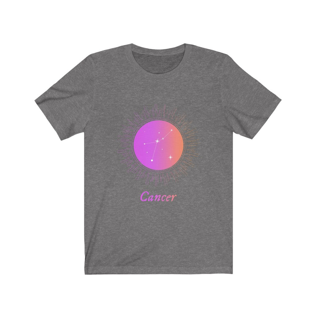 Womens Cancer Gradient Zodiac T-Shirt